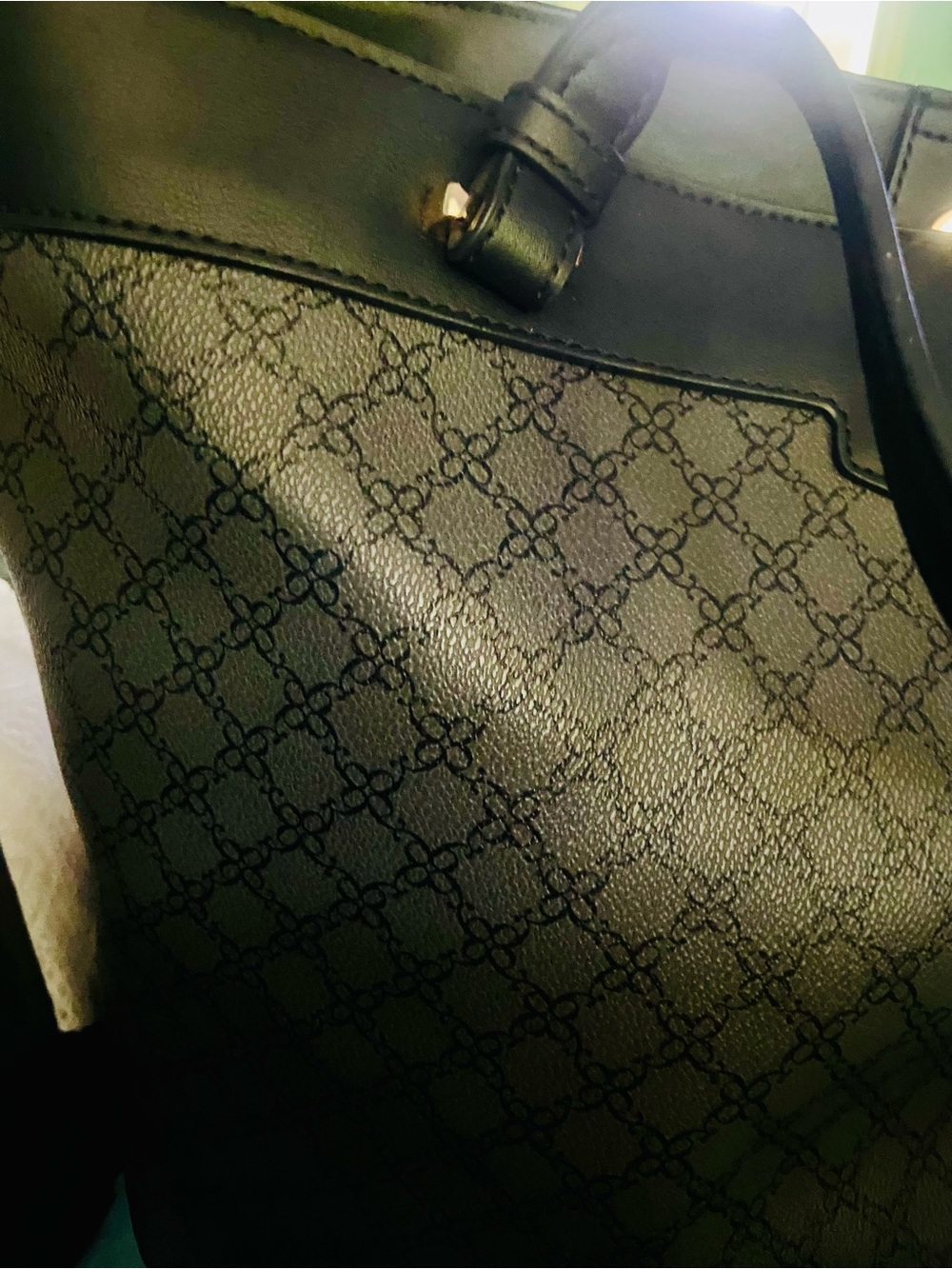 👜🩶🖤Nine West “Lior” Tote Bag w/matching “Lockup Nine” Zip-around Wristlet Wallet - Picture 11 of 15